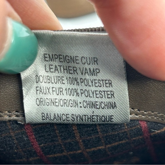 Blondo Brown Olive Green Waterproof Leather Heeled Ankle Boots Size 7.5 - Picture 11 of 13